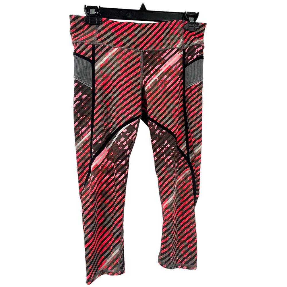 Athleta Radical Stride Capri Yoga Legging Womens Small Zip Pocket